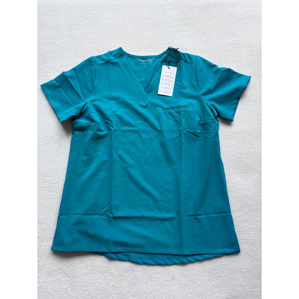 Madewell Teal V-Neck Women's Top